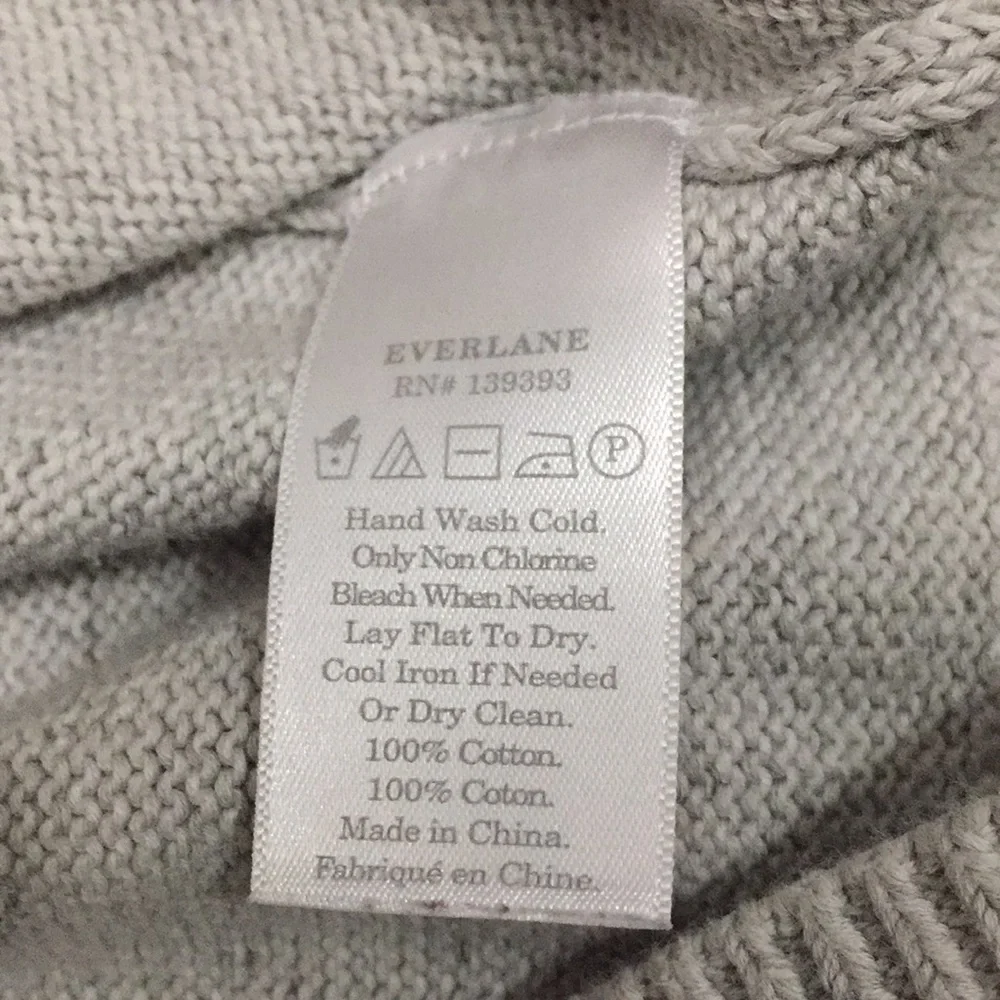 Everlane Sweater- Gray- Size XS - Picture 6 of 7